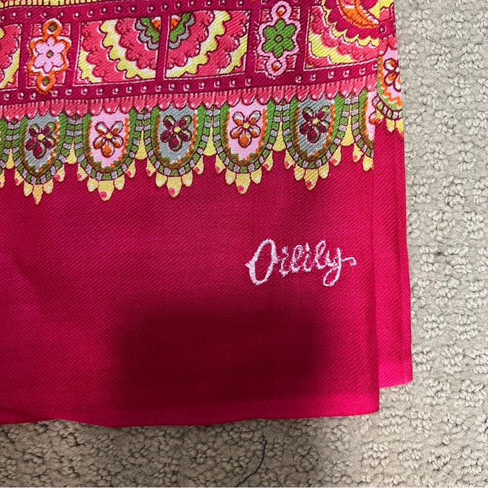 Oilily scarf in EUC Pink